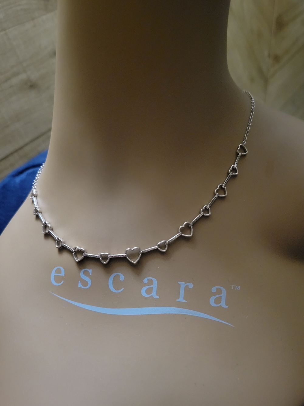 Kendra Scott Haisley Heart Silver Strand Necklace